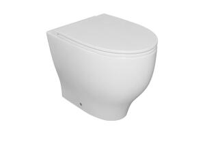 Fly - WC à Poser Avec Abattant - 53 x 38 x h.42 -