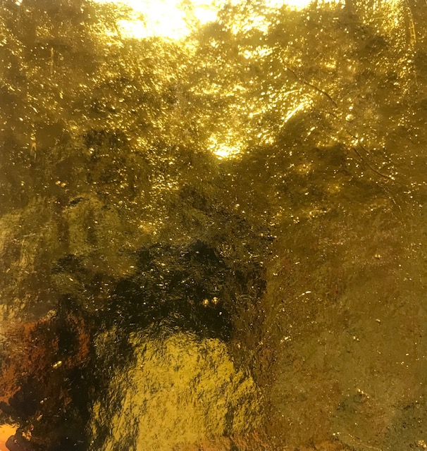 Miroir Coloré - Or Jaune 2 - 20 x 20 cm