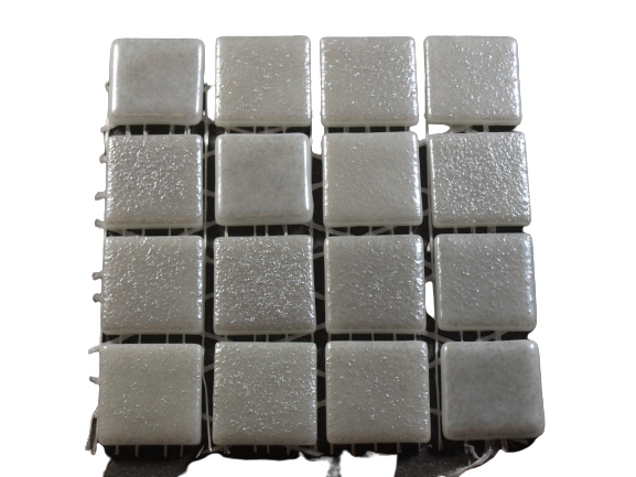 Pate de verre Métalis Clair 2,4 x 2,4 cm, Par 100g