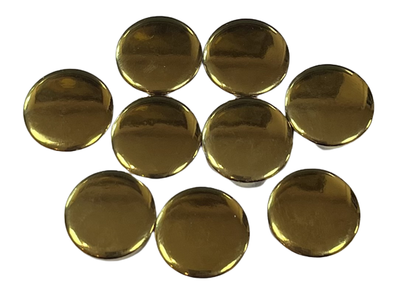 Pastille ronde or, à la pièce