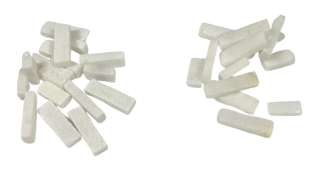 Marbre White - 3 cm - Par 100 gr