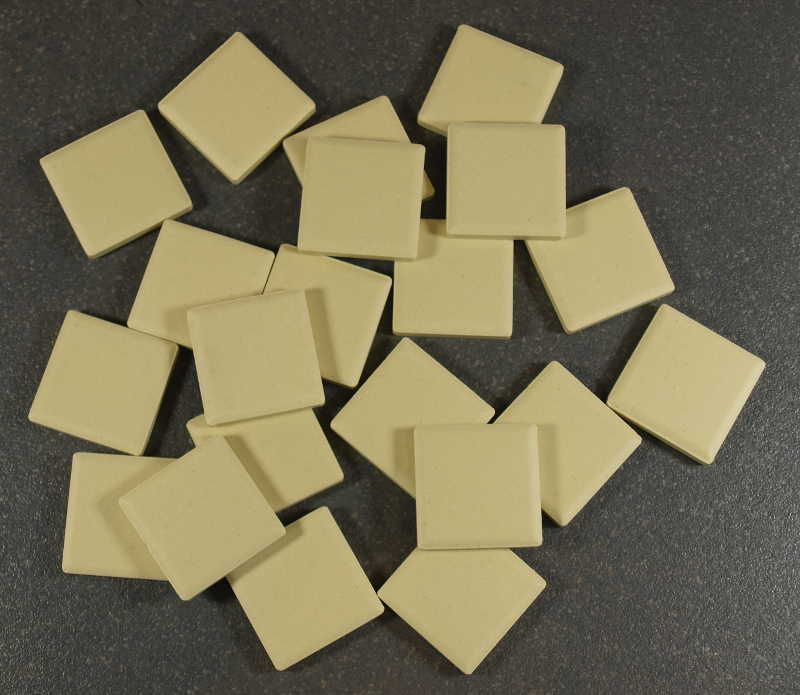 Grès Cérame Paray 2.4 x 2.4 cm Epais, Vendu à la boîte de 20 kg
