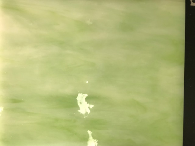 Plaque de Verre 15 x 20 cm, Jade