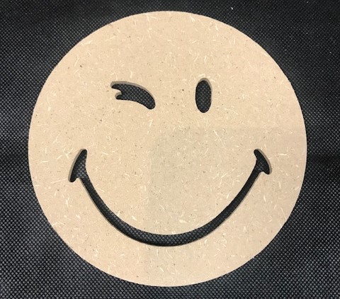 Smiley Clin D œil -14x14 cm