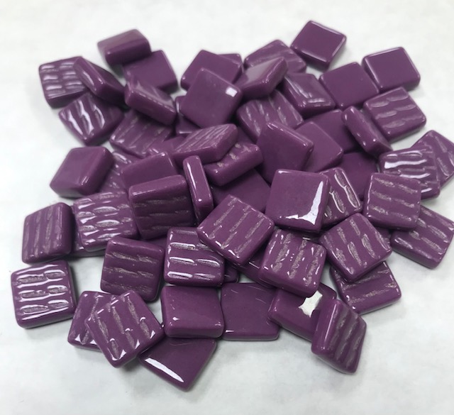 Pâte de verre 0.8 x 0.8 cm - Violet , par 100 g.