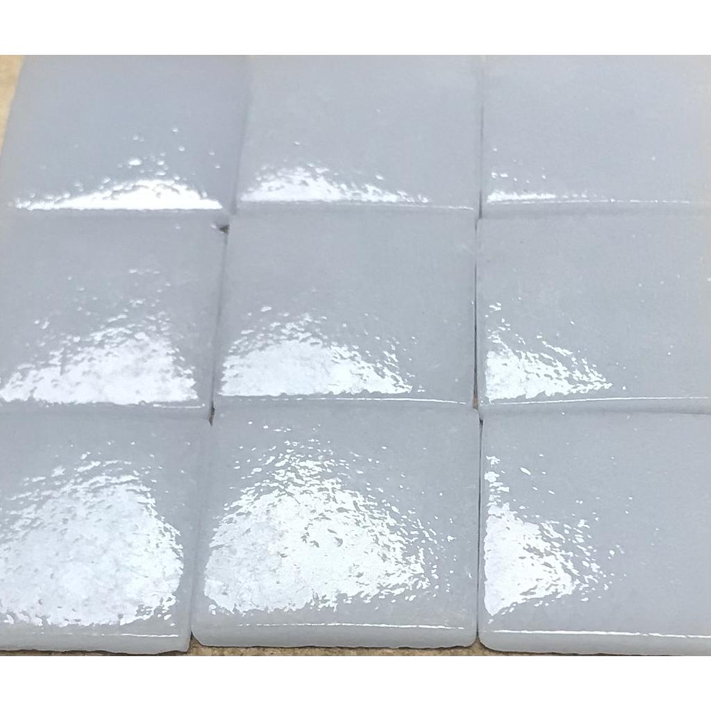 Pâte de verre 316 (Bleu/gris) 2,3 x 2,3 cm, par 100g 