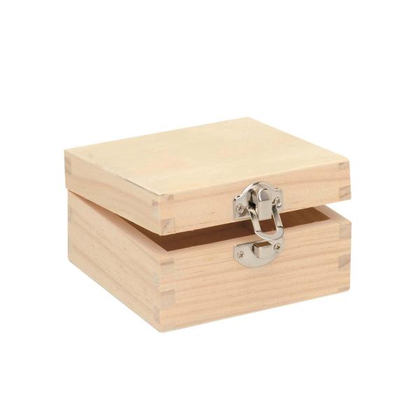 Boîte carré 10 x10 x 5.5 cm .