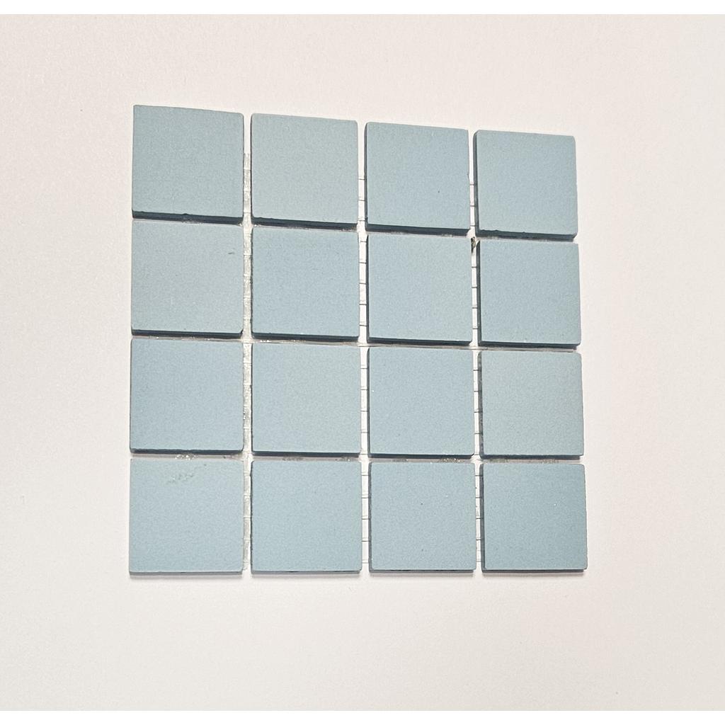 Grès Cérame 2,3 x 2,3 cm - 0214 Turquoise, Par 100 gr 