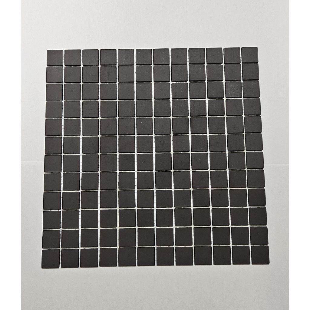Grès Cérame 2,3 x 2,3 cm - 0138 Brown, à la plaque  