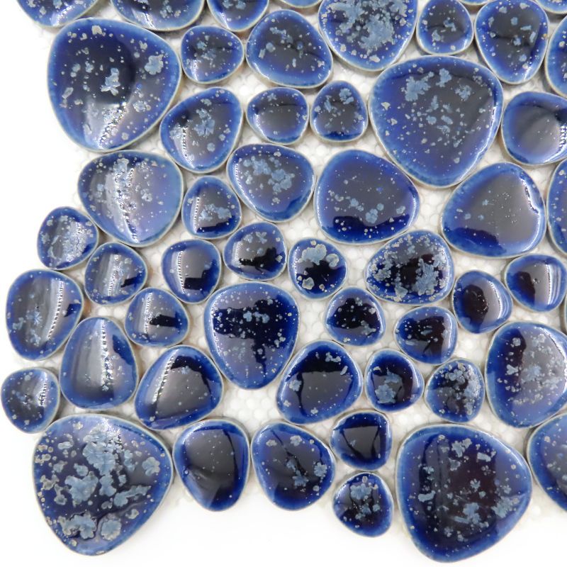 Galets Japonais bleu nuit tacheté , par 100 g 