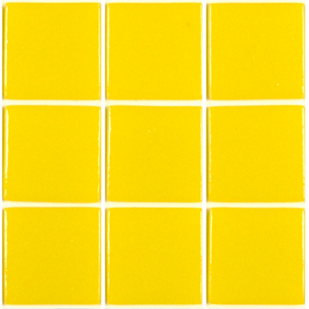 Pâte de verre 302 (Jaune) 2,3 x 2,3 cm, par 100g