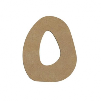 Lettre «O» Majuscule Arrondie 8 cm