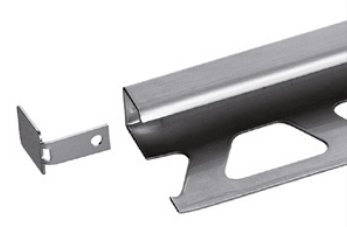 Capuchon de fermeture pour profilé mural - Quadec-EB/EK Acier Inox Brossé - 
