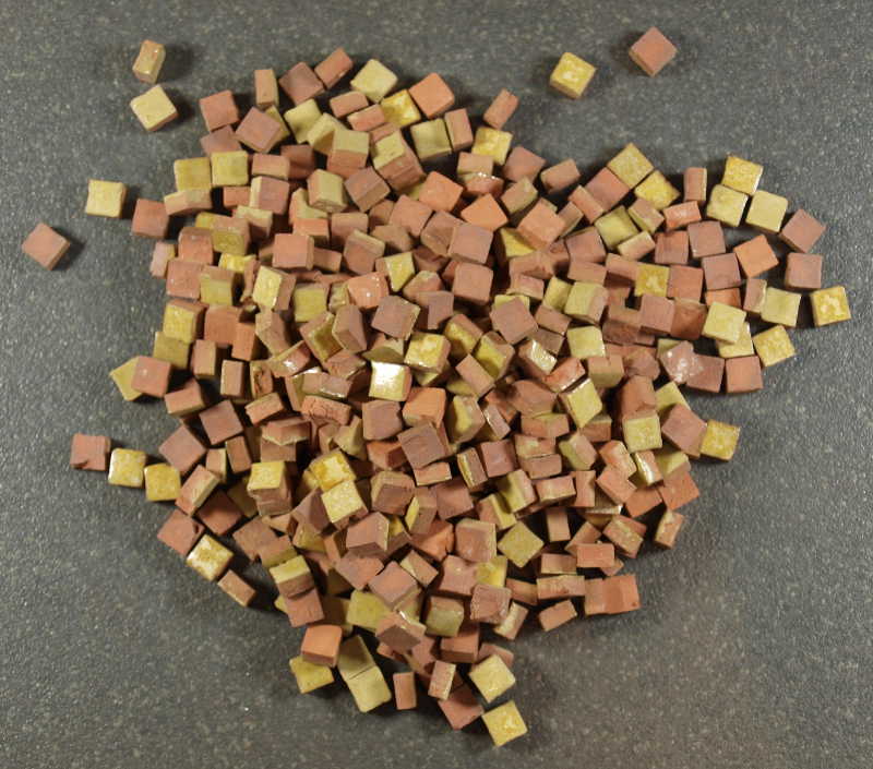 Mini Terre Cuite 5 x 5 mm Jaune Miel, par 50g