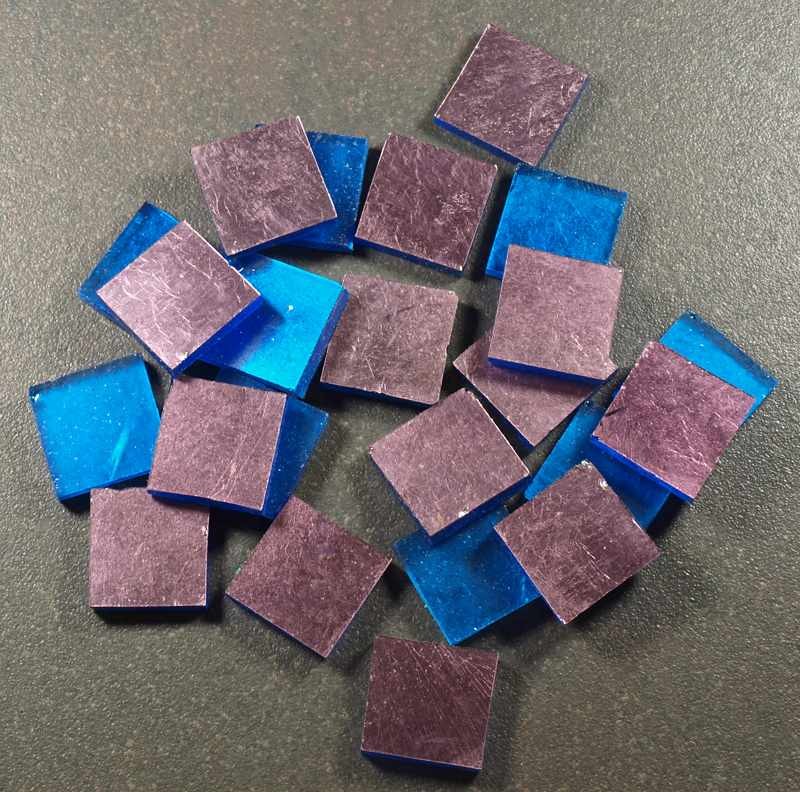Orsoni 2 x 2 cm Oro Viola, à la pièce