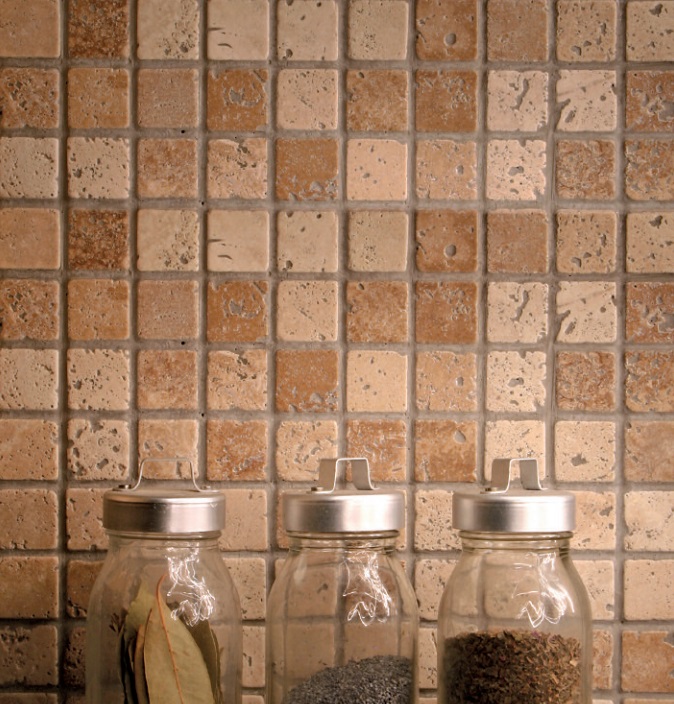 Mosaique de Pierre Square, 2.3 x 2.3 cm, Vendu au m², 1 Bte = 1 m²