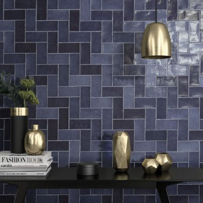 Faience New Zellige, 6.5 x 13 cm, au m², épaisseur 9 mm, 1bte = 0.20 m²