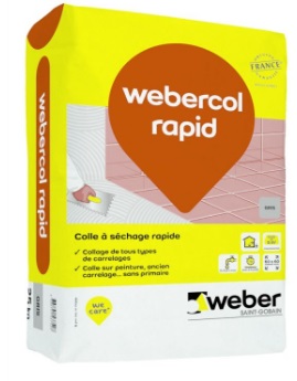 Weber.Col Rapid Gris 25 kg