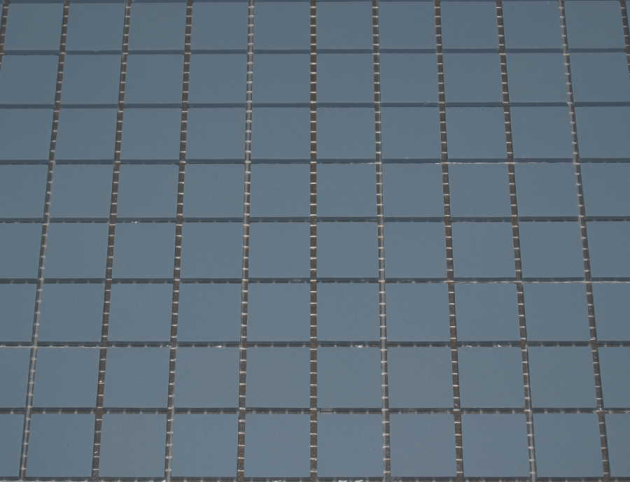 Grès Cérame 2 x 2 cm Bleu en plaque
