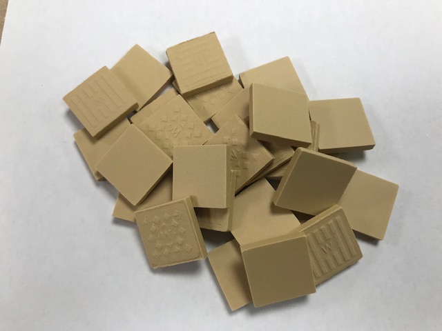 Grès Cérame 2 x 2 cm Cognac, par 100g