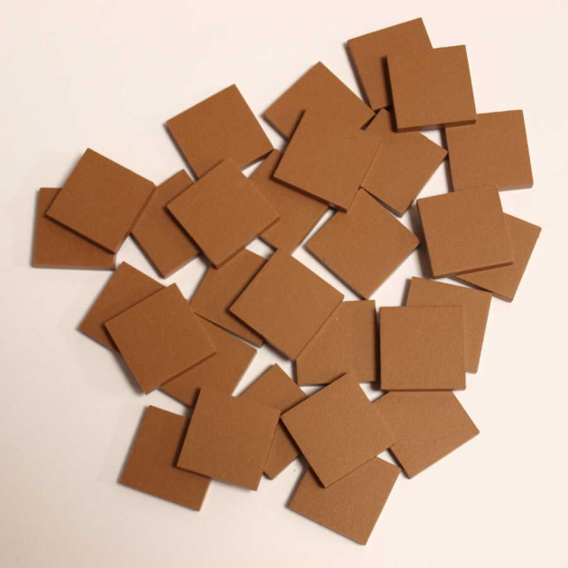 Grès Cérame 2 x 2 cm Havane, par 100g