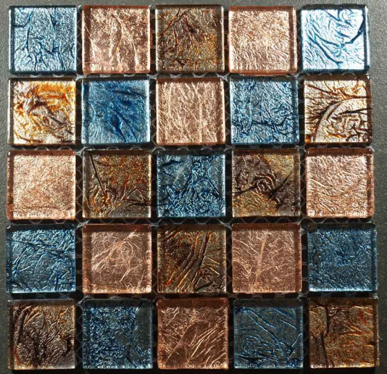 Van Gogh Mix Bleu Saumon 2,3 x 2,3 cm, par 100g