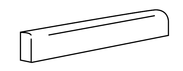 Plinthes Inner, 7.2 x 60 cm, Vendu à la pièce