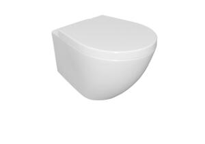 Bull 500 - WC Suspendu avec Abattant - 50 x 38 x h.32
