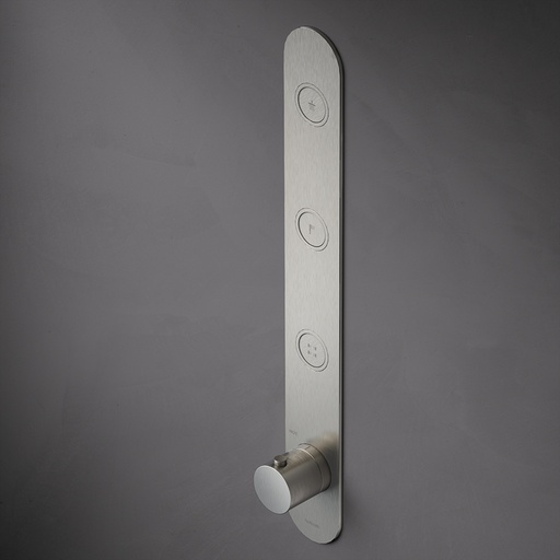 Cobber - Façade Mitigeur Thermostatique - Encastré - 3 Voies - PB050