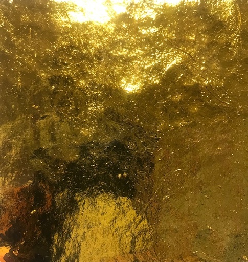 Miroir Coloré - Or Jaune 2 - 20 x 20 cm