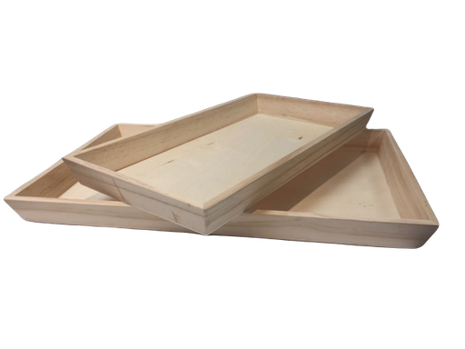 [UC-BIZ209] Plateau en Bois 38.5 x 24 cm .