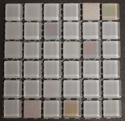 Mix Aqua Opaque Brillant 1.5 x 1.5 cm