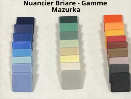Nuancier Briare - Gamme Mazurka