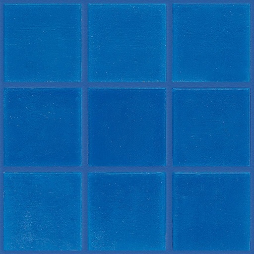 [129] Pate de Verre Unilis 2 x 2 cm - 129 Bleu Moyen, Par 100 gr