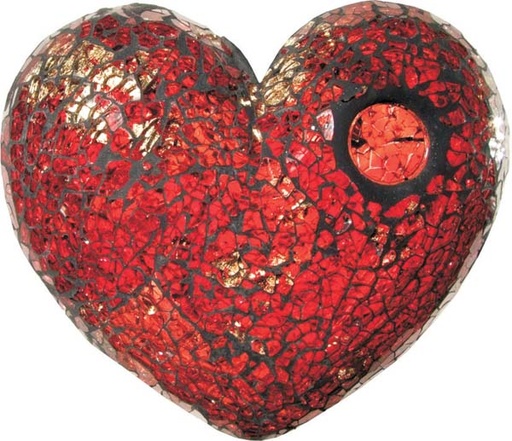 [R103] Crackle Rouge Doré - 15 x 20 cm