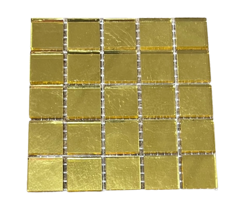 [DR.0709 ORO GIALLO LISCIO] Or Jaune Lisse - 2 x 2 cm, à la pièce