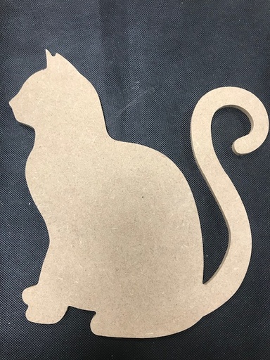 [1554] Chat Assis - 23x24 cm - n°20