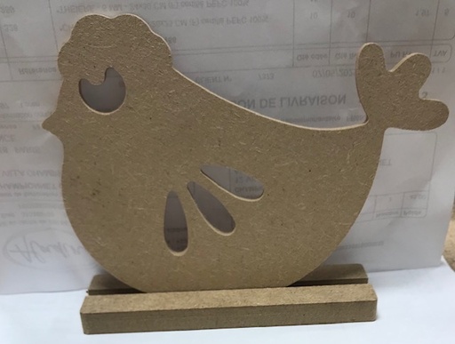 [1351] Support bois pour motifs de 6 mm - 12 x 3.5 cm