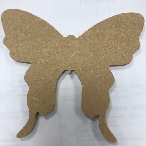 [1581] Papillon sans antennes 15 x 13 cm .