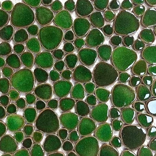 [Delta Green HA3007] Galets Japonais Vert craquelé, par 100 g .