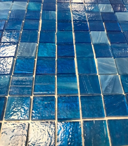 [karma] Karma Bleu - 2 x 2 cm , à la plaque