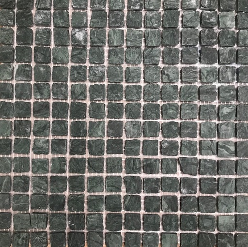 [cobble green] Marbre Vert  2 x 2 cm , par 100 g .