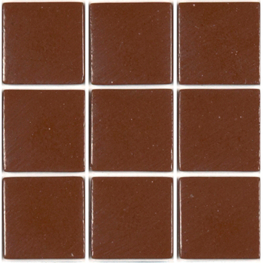 [210A] Pâte de verre 210 (Brun rouge) 2,3 x 2,3 cm, par 100g