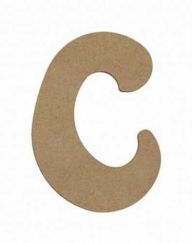 [052C] Lettre «C» Majuscule Arrondie 8 cm