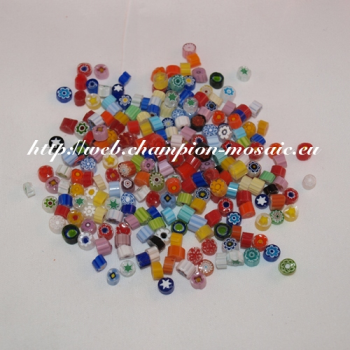 Millifiori n° 6 Mix Transparent 5-6 mm, par 50g