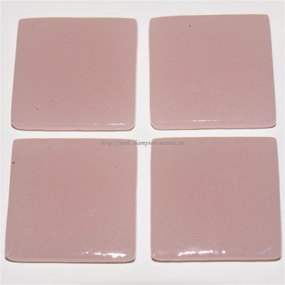 [255A] Pâte de verre 255 (Rose) 2,3 x 2,3 cm, par 100g