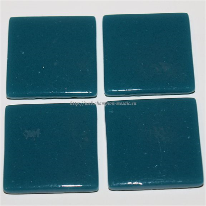 [127A] Pâte de verre 127 (Bleu canard) 2,3 x 2,3 cm, par 100g