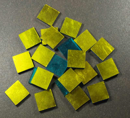 [G2050] Orsoni 2 x 2 cm Oro Verde Acido, à la pièce