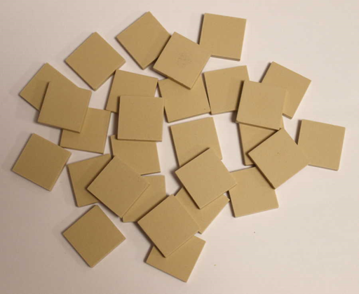 Grès Cérame 2 x 2 cm Ivoire, par 100g