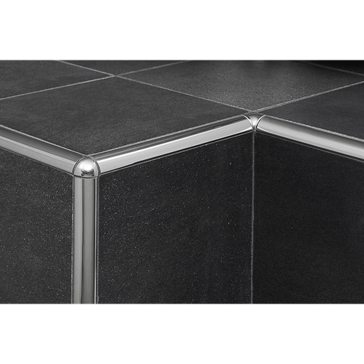 TIEL / - Angles pour profilé - Externes - Protrim - Acier Inox Brillant - 